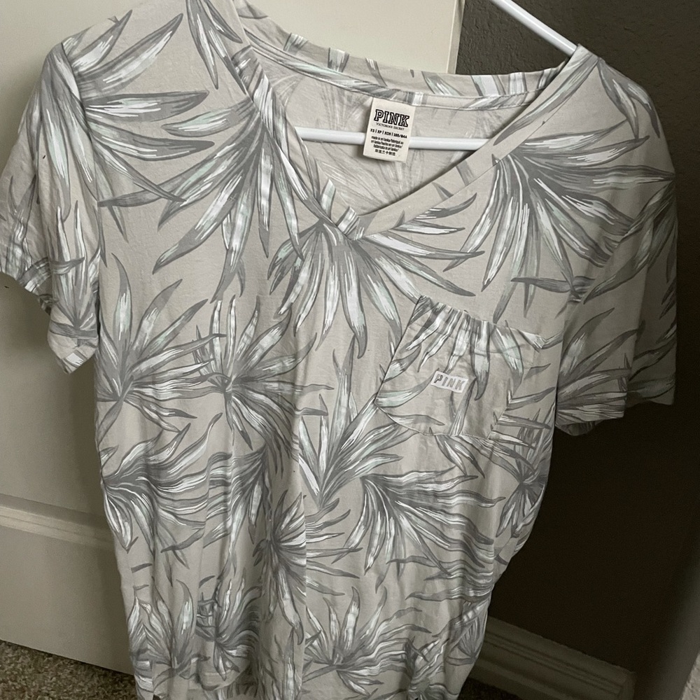 Tropical style Pink brand shirt